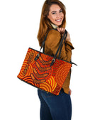 aboriginal-personalised-leather-tote-bag-aboriginal-boomerangs-and-dot-circle