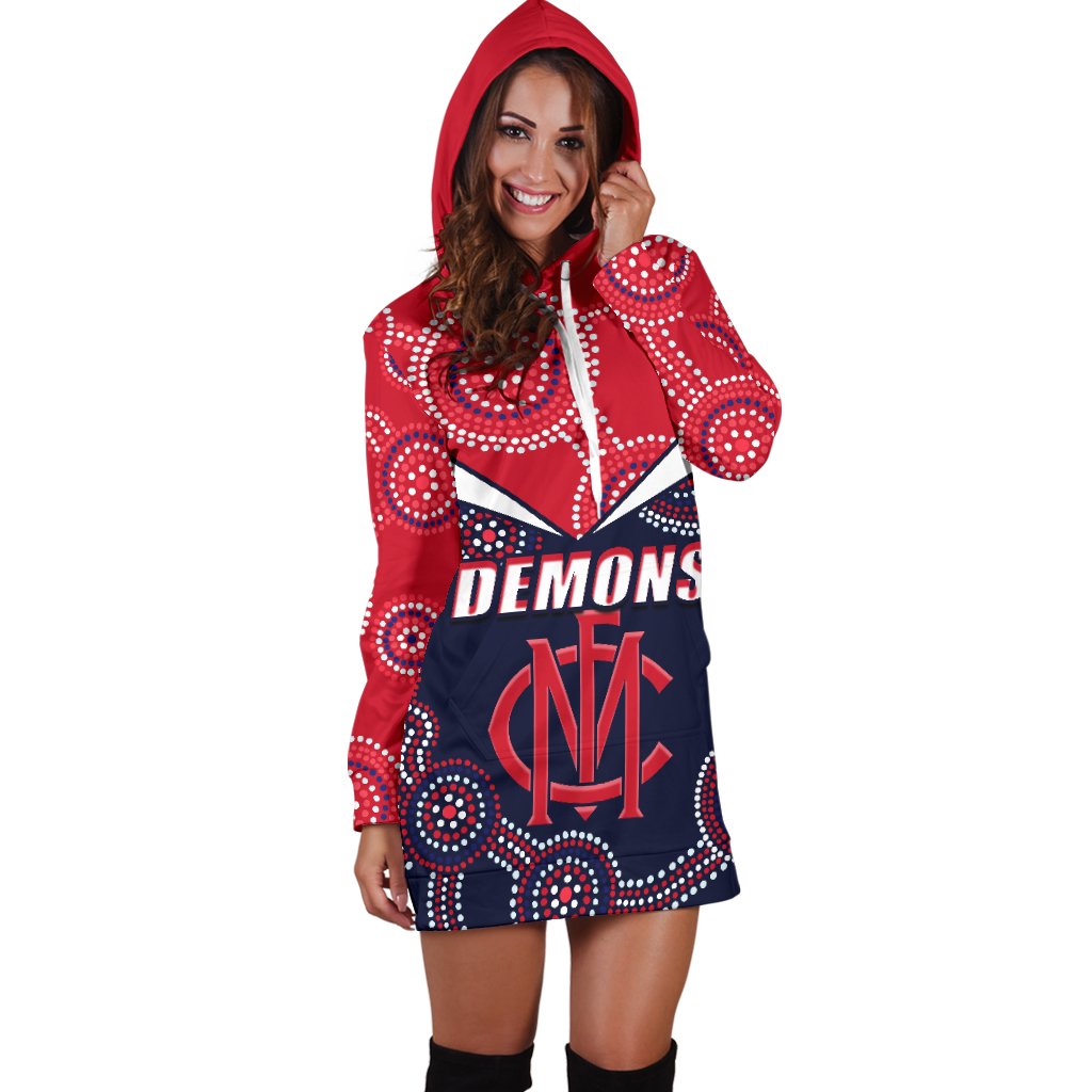 demons-indigenous-hoodie-dress-melbourne-fancy