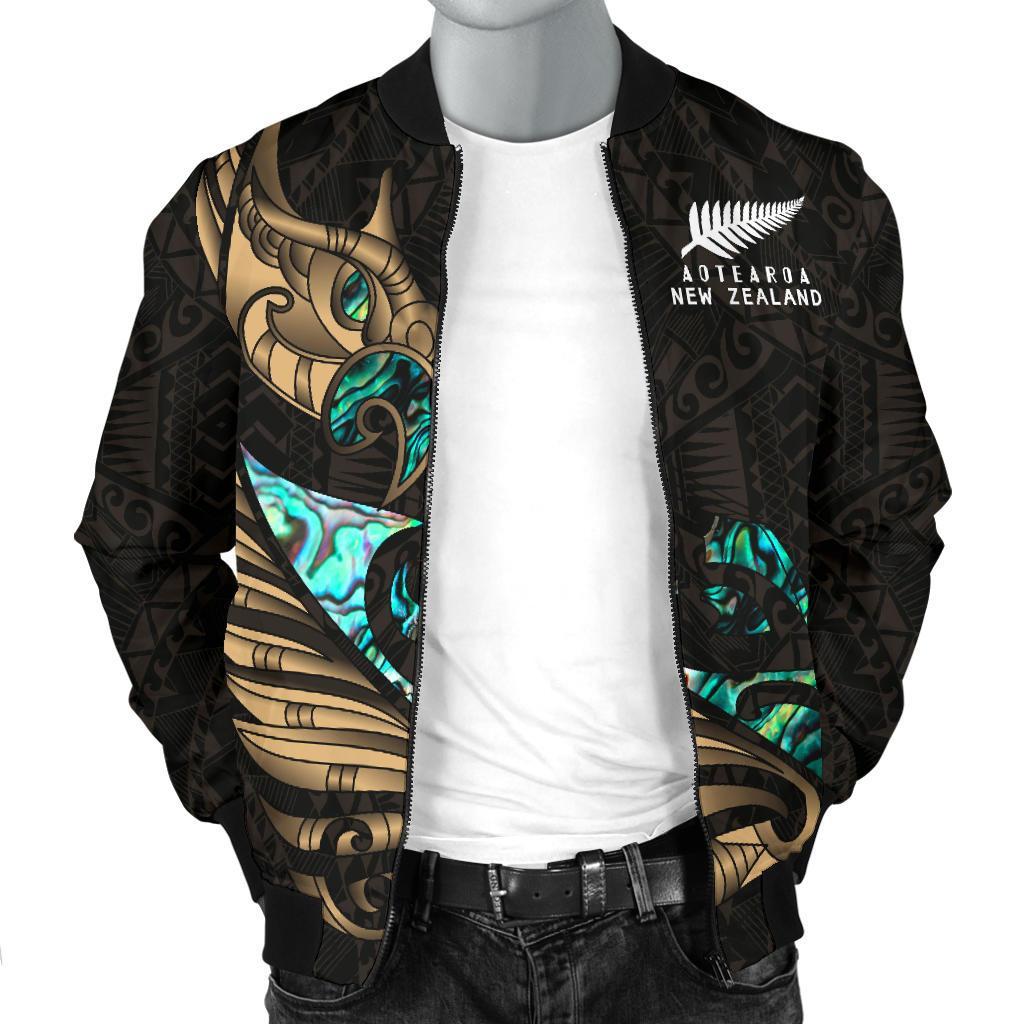 new-zealand-bomber-jacket-for-men-manaia-paua-fern-wing-gold