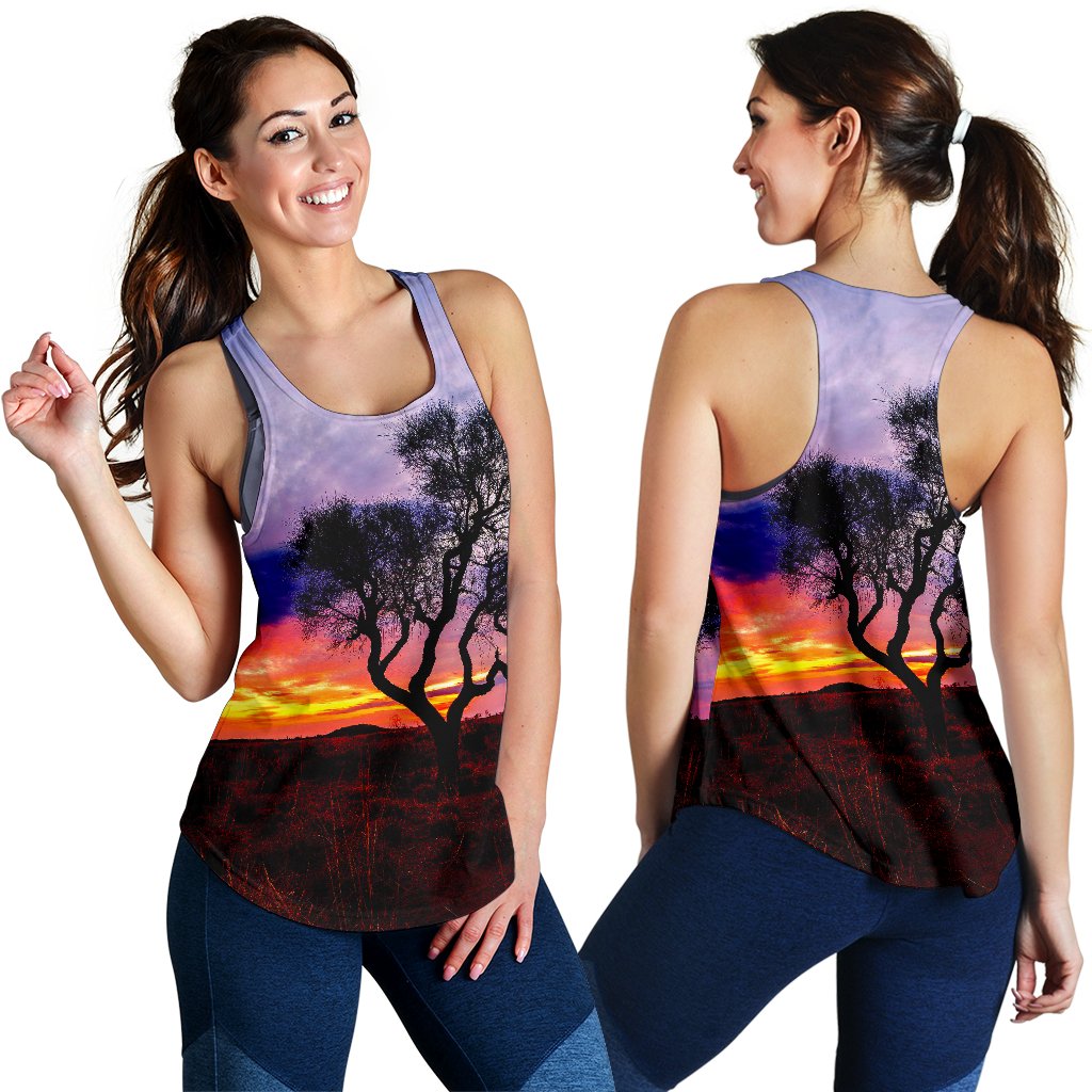 Racer tanks - Australia Sky View, The Forest is Growing - Vibe Hoodie