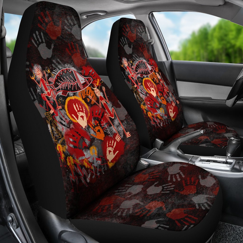 aboriginal-car-seat-covers-indigenous-fish-hand-art