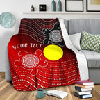 custom-aboriginal-premium-blanket-indigenous-circle-dot-painting-style