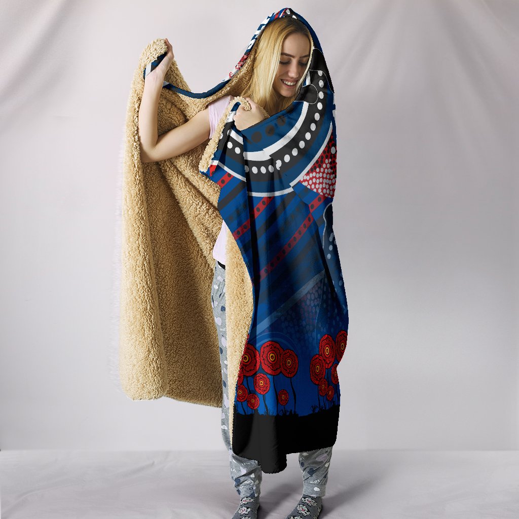 knights-hooded-blanket-newcastle-anzac-day-aboriginal