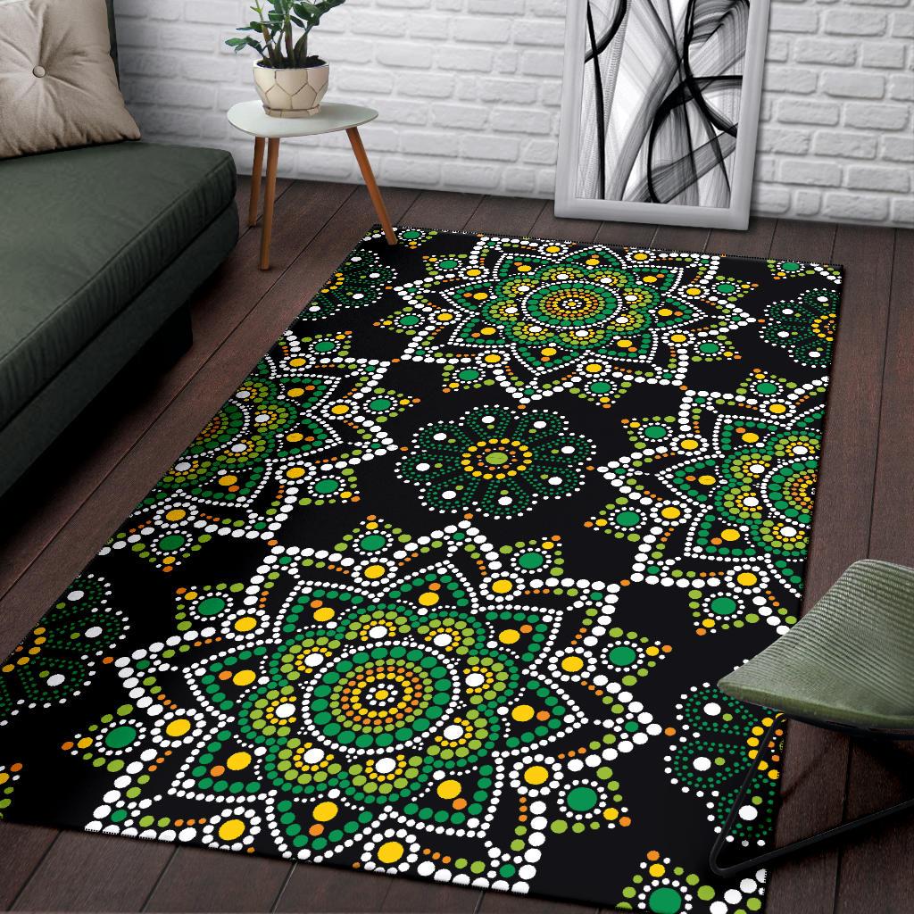 area-rug-aboriginal-dot-painting-rug-mandala