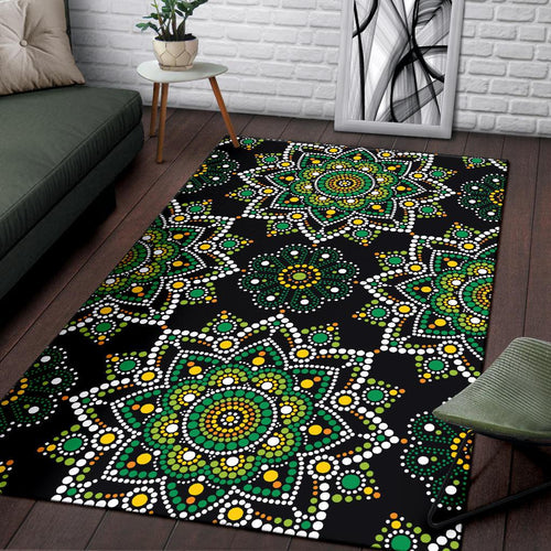 area-rug-aboriginal-dot-painting-rug-mandala