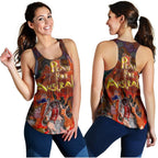 "Pray For Australia" Women's Racerback Tank - Aboriginal Pattern - Love Australia - Vibe Hoodie