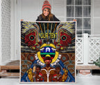 custom-text-the-land-owns-us-premium-quilt