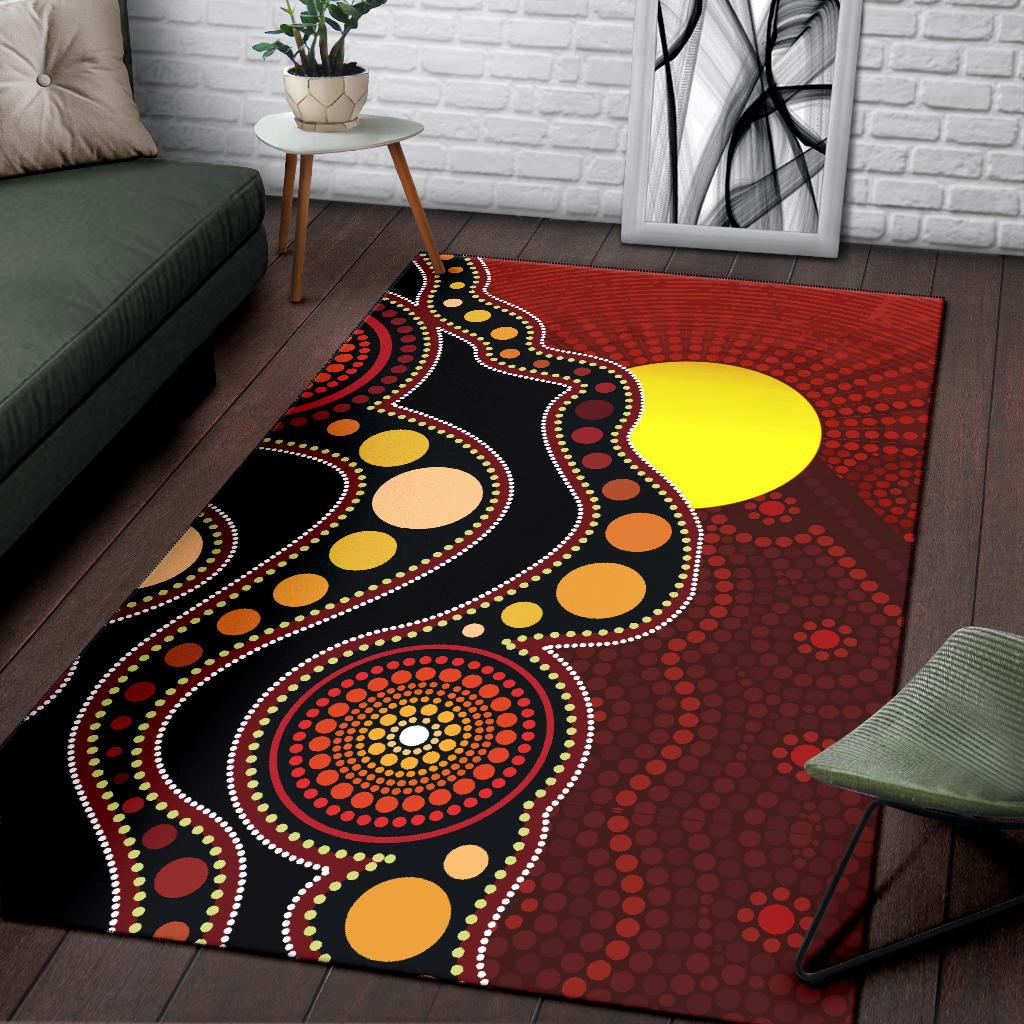 aboriginal-area-rug-australia-aboriginal-lives-matter-flag-circle-dot-painting-art
