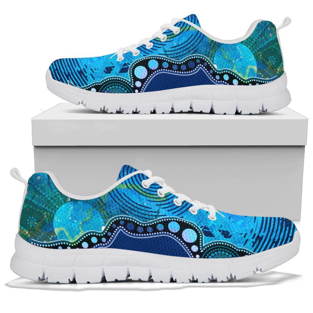 aboriginal-sneakers-australia-indigenous-flag-circle-dot-painting-art-blue
