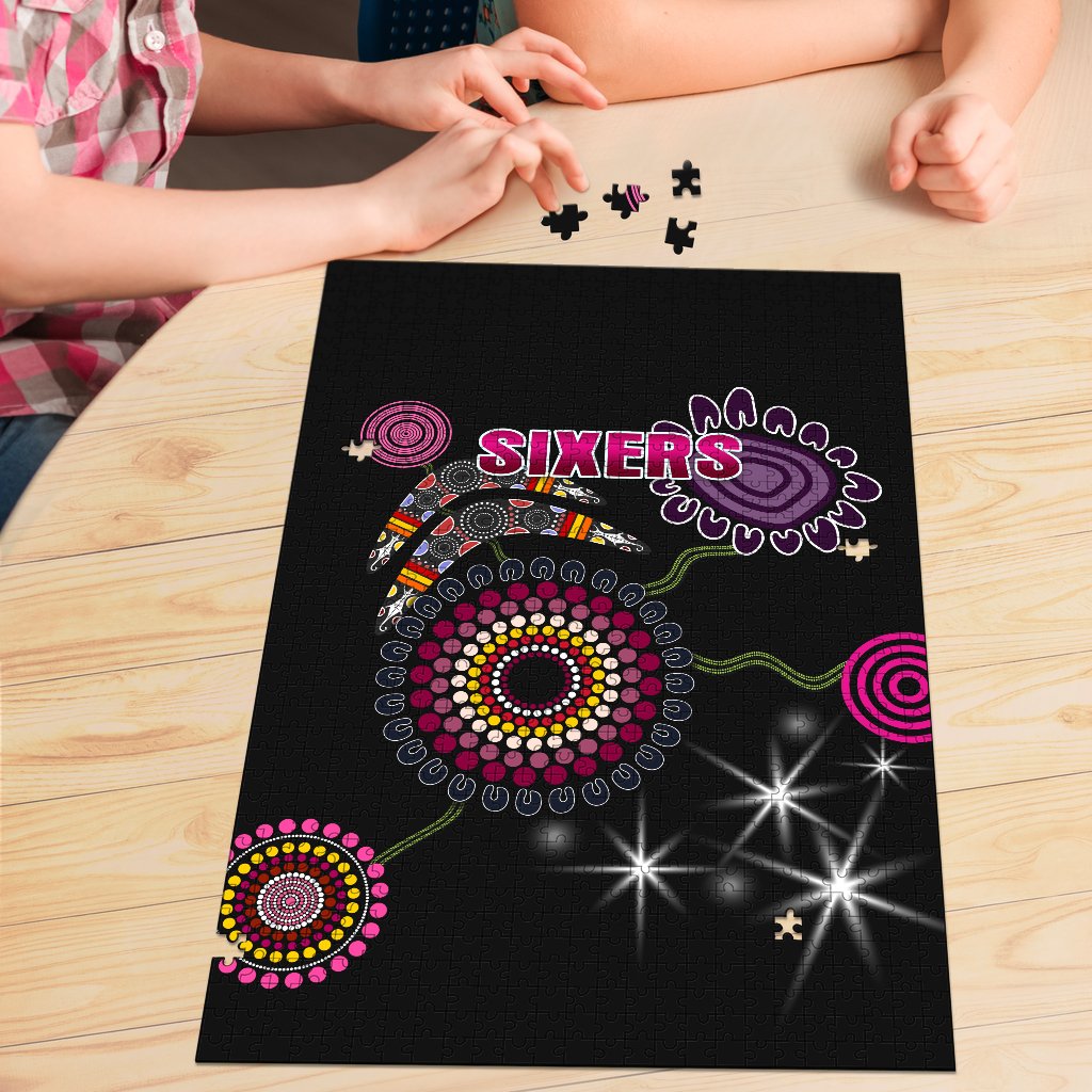 sydney-premium-wood-jigsaw-puzzle-sixers-indigenous-black