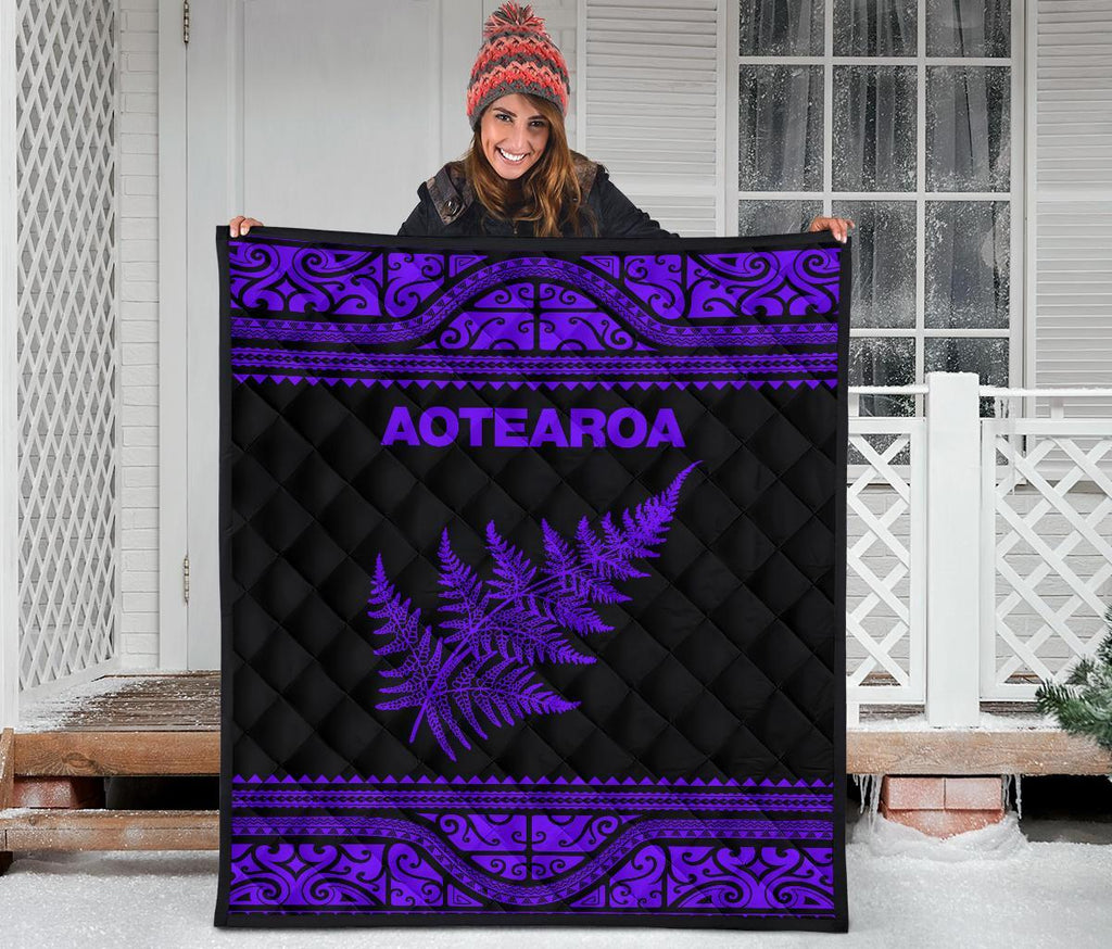 aotearoa-new-zealand-maori-premium-quilt-silver-fern-purple