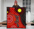 aboriginal-premium-quilt-australia-lizard-dot-painting-art