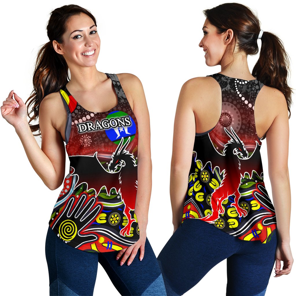 Color Dragons Women Racerback Tank Naidoc Week - Vibe Hoodie