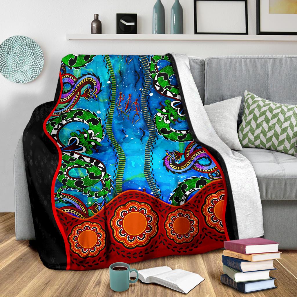 aboriginal-premium-blanket-aussie-indigenous-patterns-blue