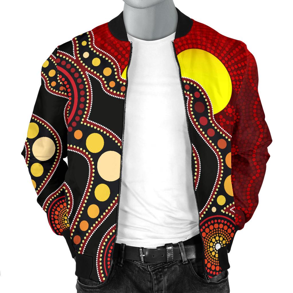 aboriginal-mens-bomber-jacket-australia-aboriginal-lives-matter-flag-circle-dot-painting-art-jacket