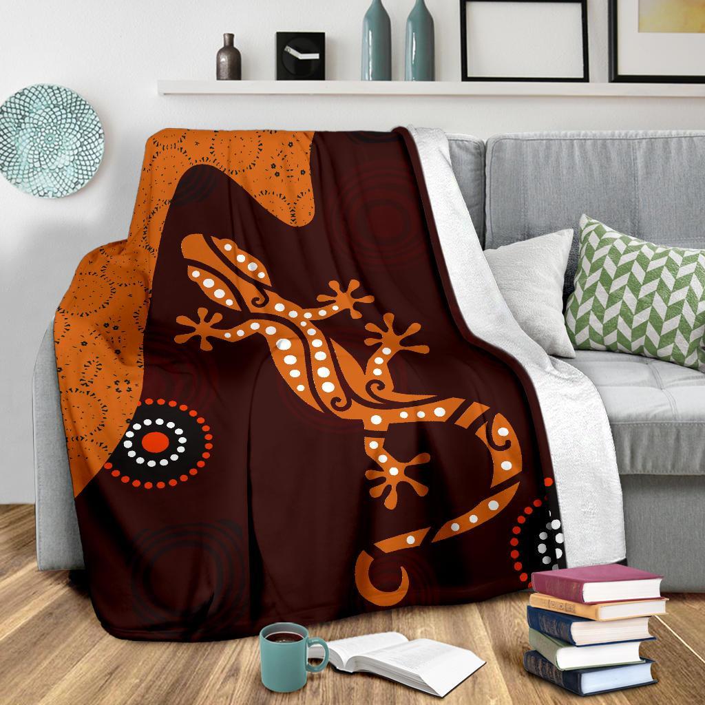 aboriginal-premium-blanket-lizard-in-aboriginal-dreaming