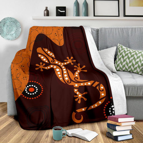 aboriginal-premium-blanket-lizard-in-aboriginal-dreaming