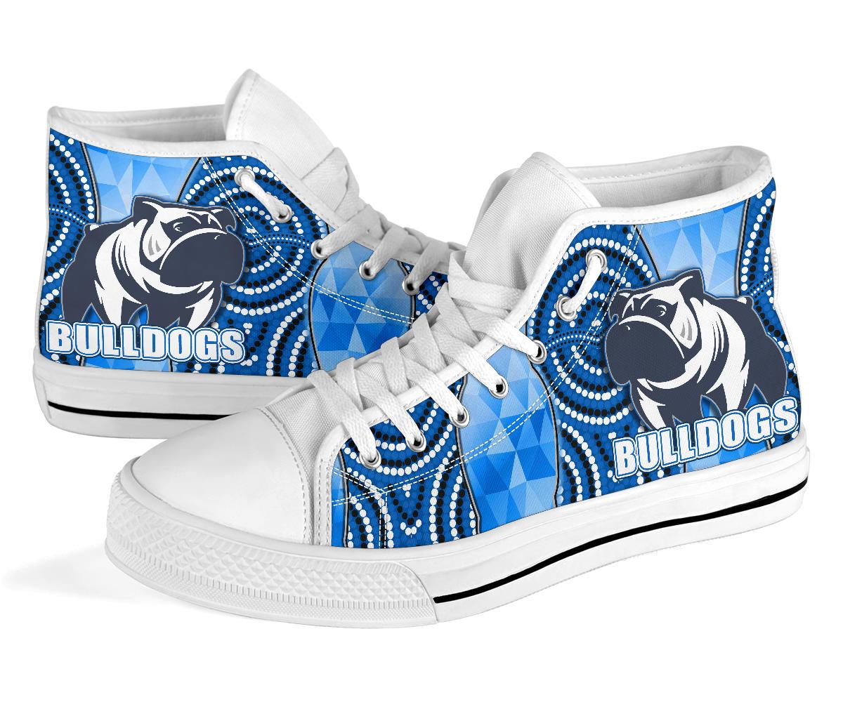 bulldogs-high-top-shoe-indigenous-snappy