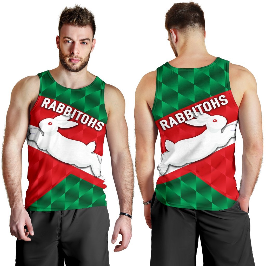 rabbitohs-men-tank-top-sporty-style