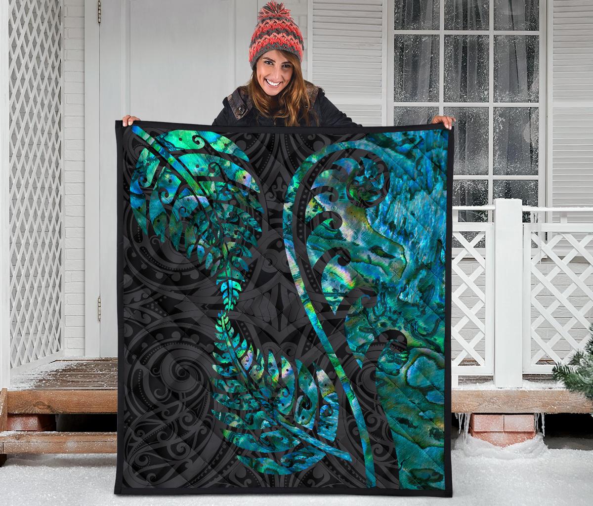 aotearoa-maori-premium-quilt-silver-fern-koru-vibes