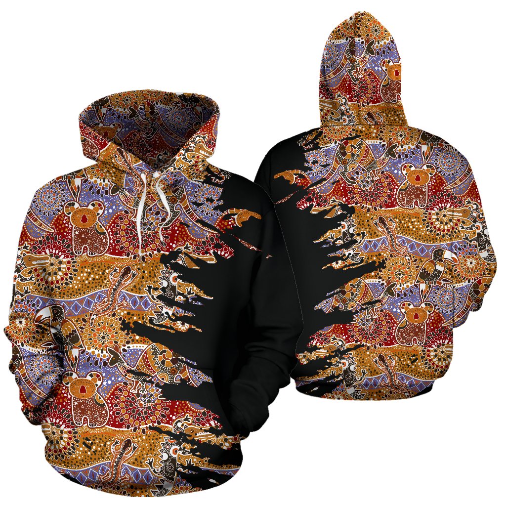 aboriginal-hoodie-kangaroo-koala-crocodile-patterns-all-over-print
