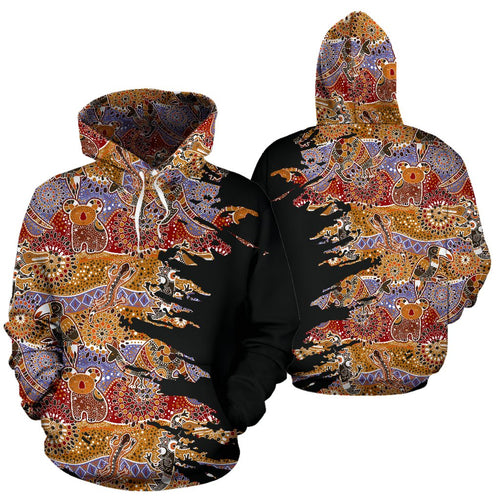 aboriginal-hoodie-kangaroo-koala-crocodile-patterns-all-over-print