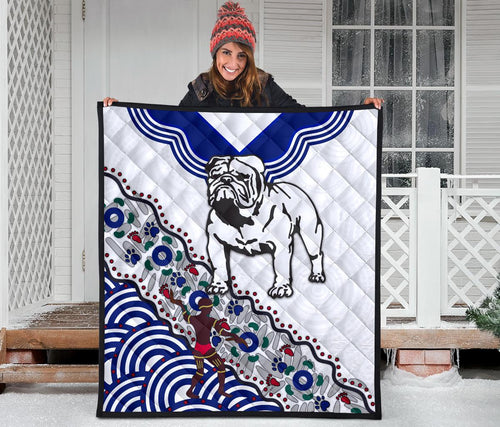 bulldogs-premium-quilt-indigenous