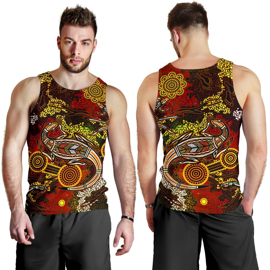aboriginal-mens-tank-top-kangaroo-and-lizard-dot-painting-art