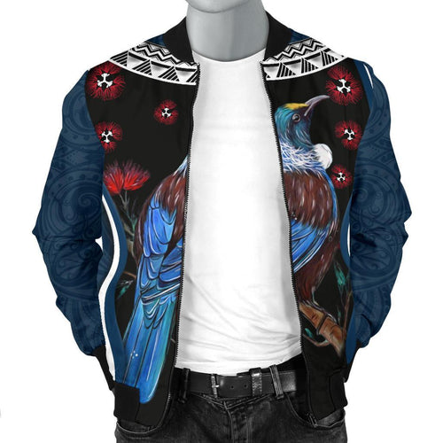 new-zealand-tui-bird-men-bomber-jacket-pohutukawa-navy