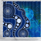 aboriginal-shower-curtain-australia-indigenous-flag-circle-dot-painting-art-blue