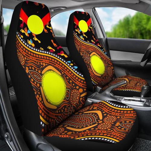 car-seat-covers-aboriginal-style-flag-dot-painting