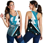 Power Women Racerback Tank Thunda Port Adelaide - Vibe Hoodie