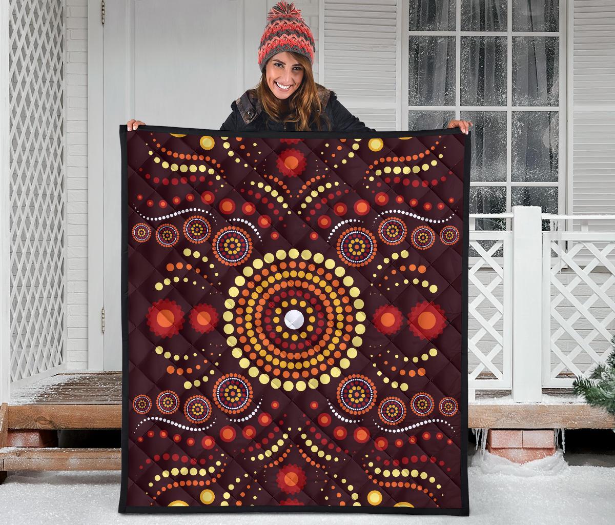aboriginal-premium-quilt-indegenous-dot-painting-art