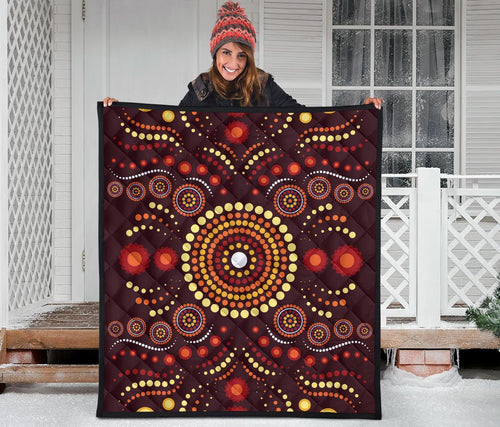aboriginal-premium-quilt-indegenous-dot-painting-art