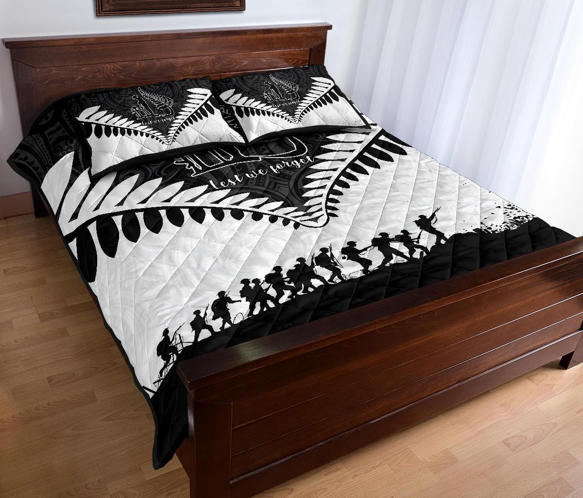 new-zealand-anzac-quilt-bed-set-lest-we-forget-silver-fern-quilt-and-pillow-cover