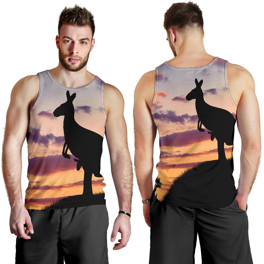 men-tank-top-kangaroo-mens-tank-sunset-ver06