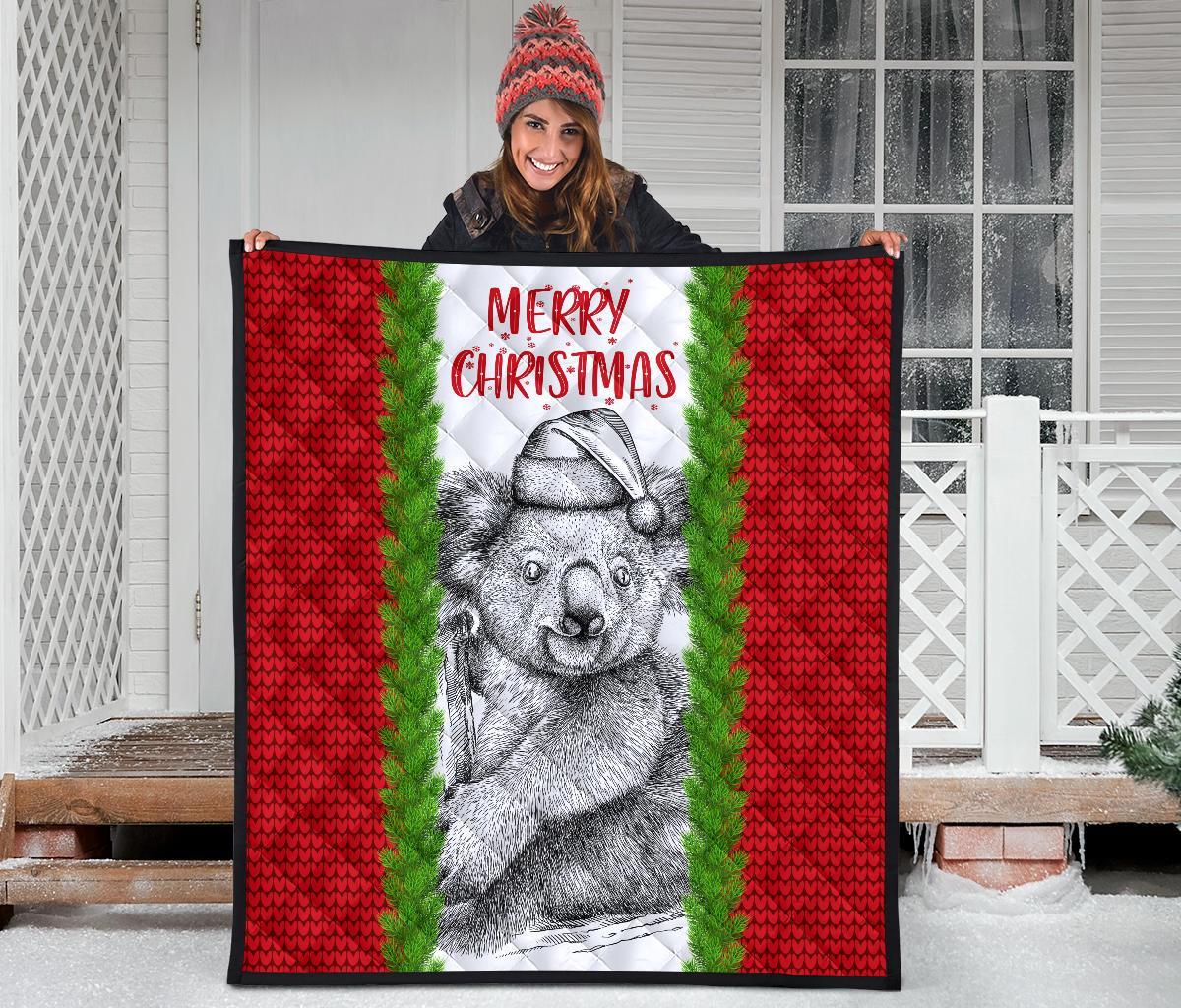 christmas-premium-quilt-merry-christmas-koala
