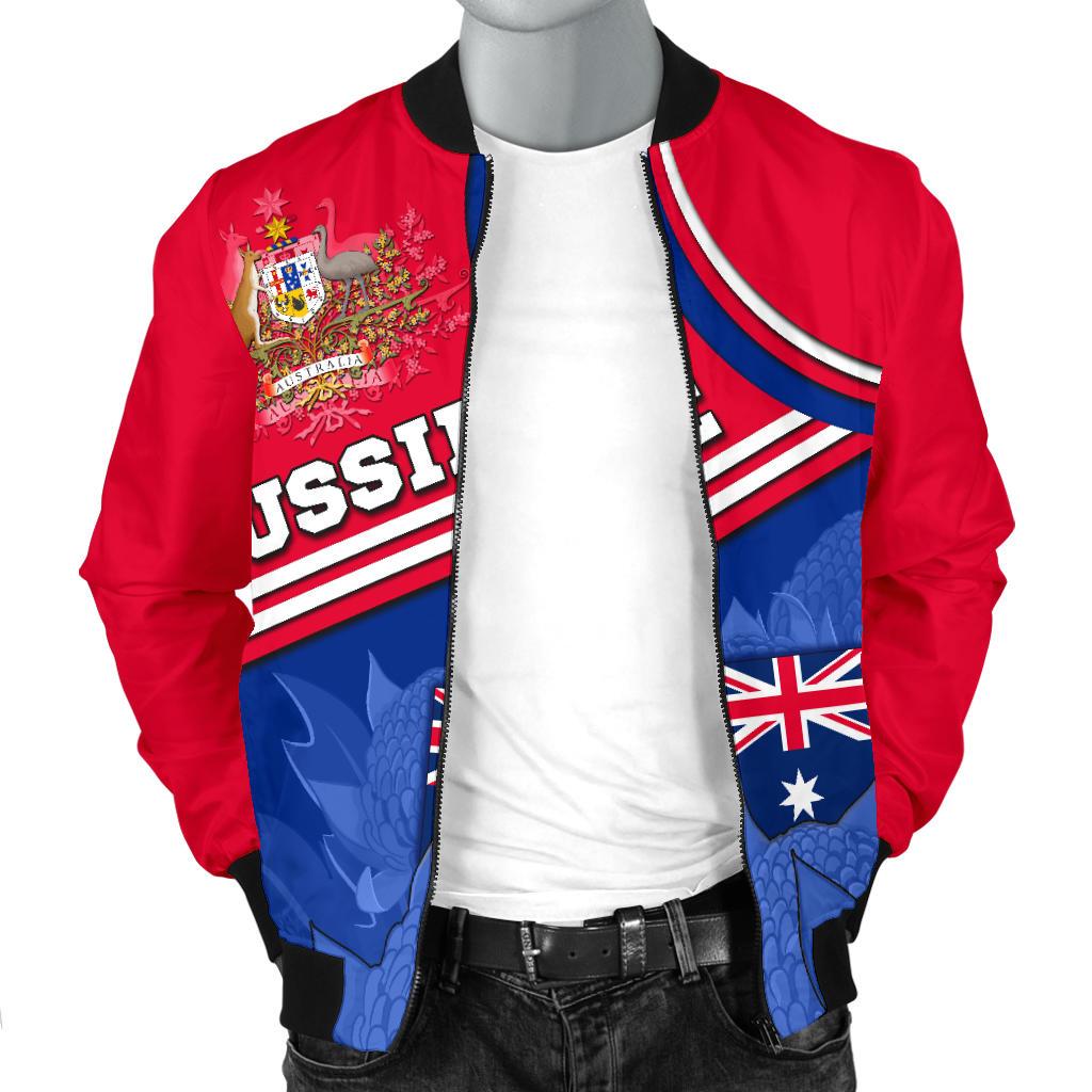 mens-bomber-jacket-aus-flag-and-coat-of-arms-jacket-waratah-flowers