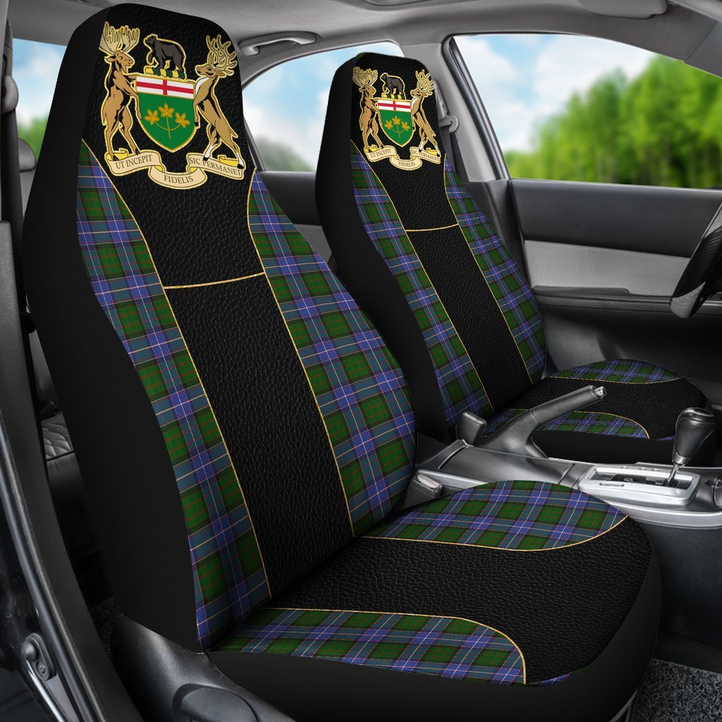 canada-ontario-coat-of-arms-golden-car-seat-covers