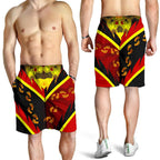 aboriginal-mens-shorts-indigenous-flag-with-footprint-hand-art