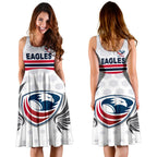 USA Rugby Eagles Women's Dress Simple Style - White - Vibe Hoodie