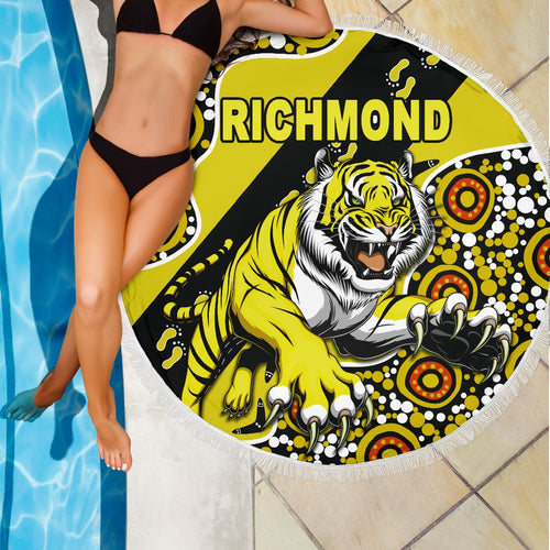 richmond-beach-blanket-indigenous-tigers