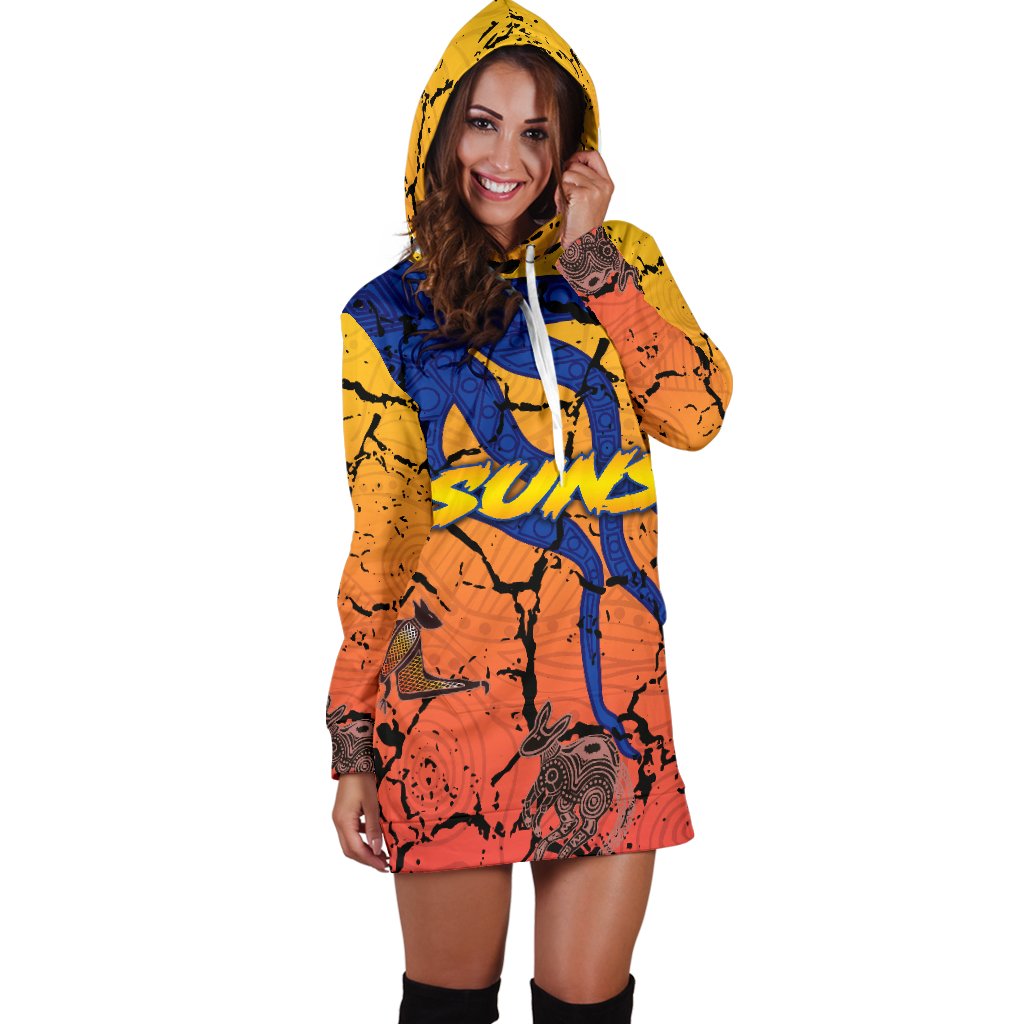 gold-coast-zip-women-hoodie-dress-suns-origin-indigenous