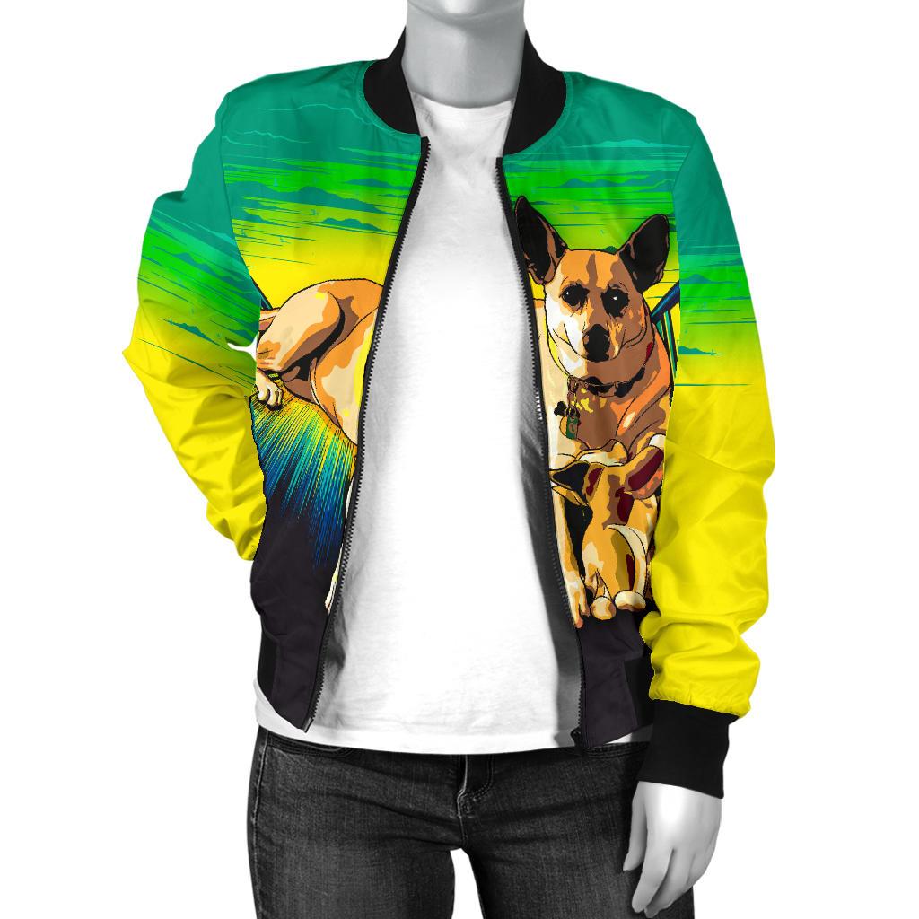 custom-womens-bomber-jacket-illustrated-dog