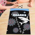 cronulla-premium-wood-jigsaw-puzzle-sharks-simple-indigenous-black