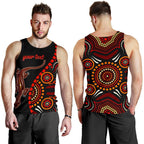 aboriginal-personalised-mens-tank-top-aboriginal-lizard-with-dot-painting-patterns