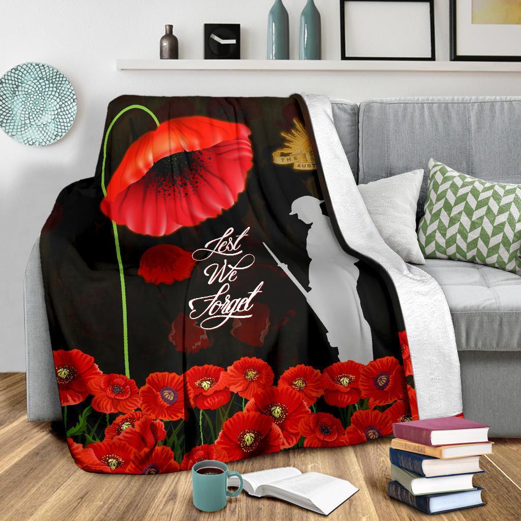 anzac-premium-blanket-remembrance-poppy-flowers