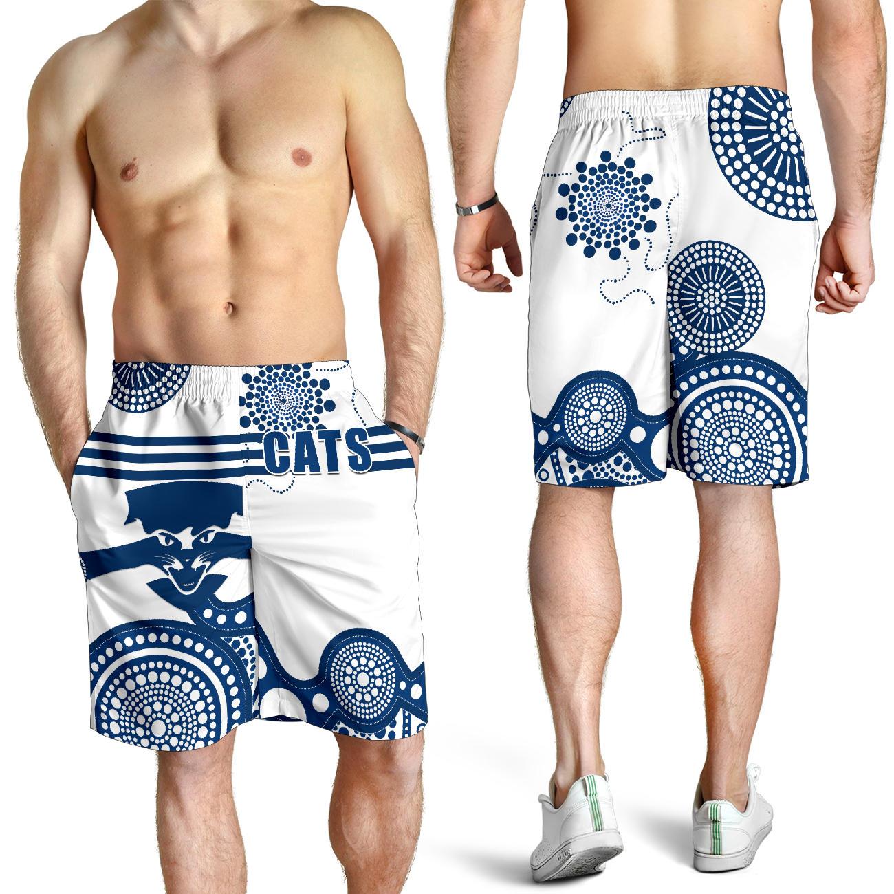 cats-men-shorts-geelong-indigenous