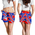 Shorts Women - Australia Flag Color And Coat Of Arm - Vibe Hoodie