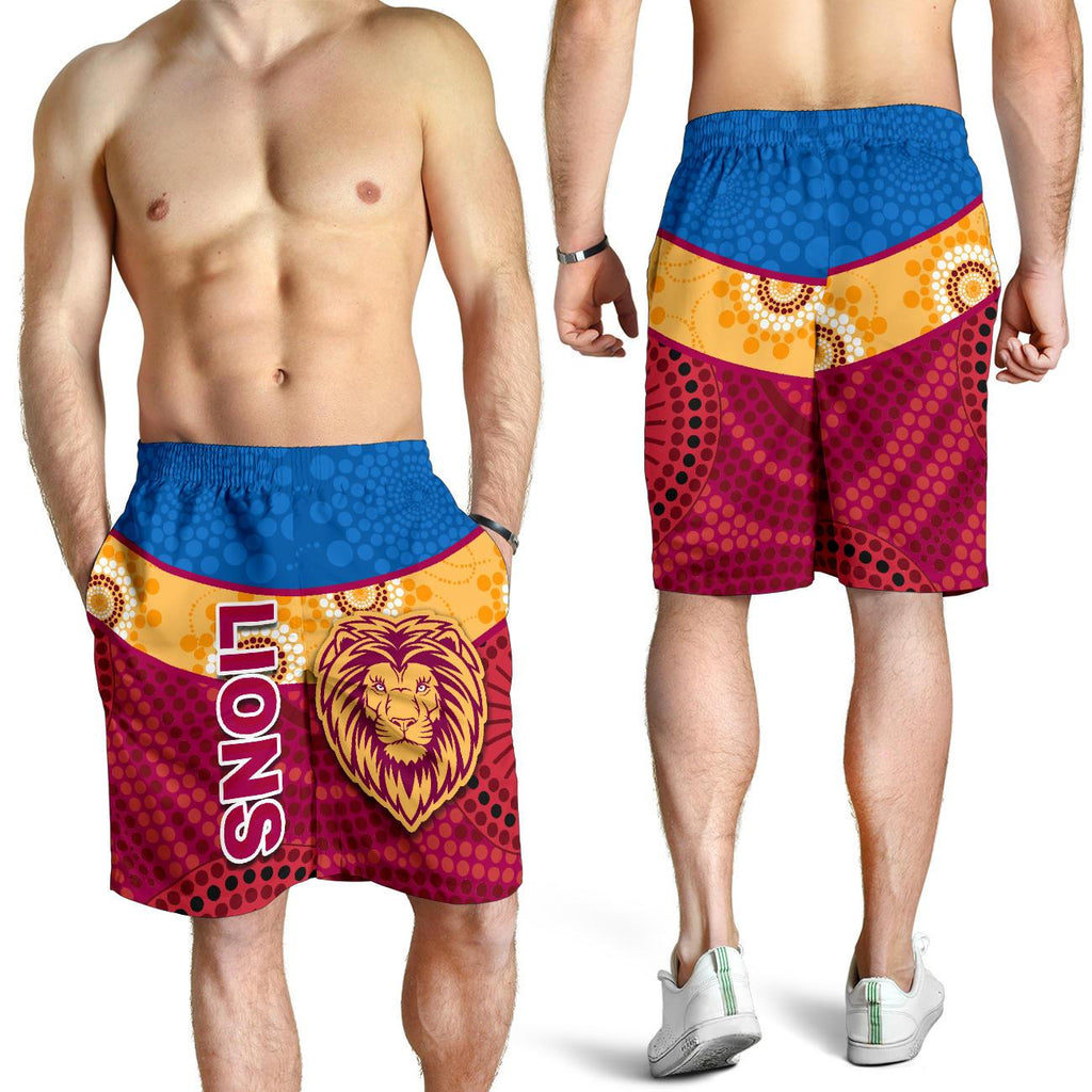 brisbane-indigenous-men-shorts-proud-lions
